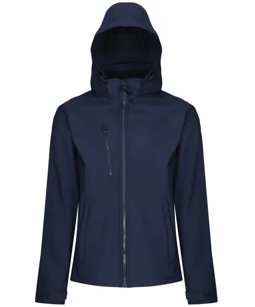 Regatta Venturer 3-layer Hooded Softshell Jacket Navy