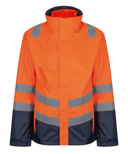 Regatta Pro Hi-Vis 3-in-1 Jacket Orange/Navy