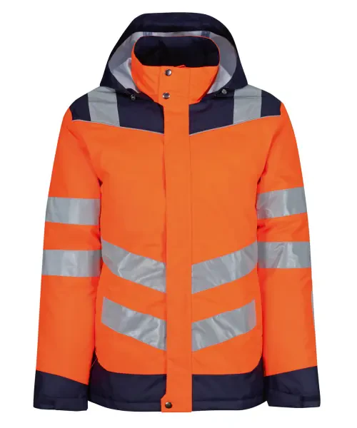 Regatta Pro Hi-Vis Thermogen Heated Jacket Orange/Navy