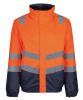 Regatta Pro Hi-Vis Classic Bomber Jacket Orange/Navy