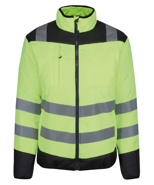 Regatta Pro Hi-Vis Thermal Jacket Yellow/Navy