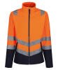 Regatta Pro Hi-Vis Softshell Jacket Orange/Navy