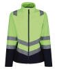 Regatta Pro Hi-Vis Softshell Jacket Yellow/Navy