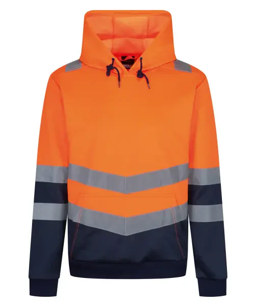 Regatta Pro Hi-Vis Overhead Hoodie Orange