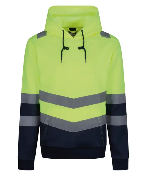 Regatta Pro Hi-Vis Overhead Hoodie Yellow