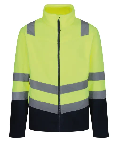 Regatta Pro Hi-Vis 250 Fleece Yellow/Navy