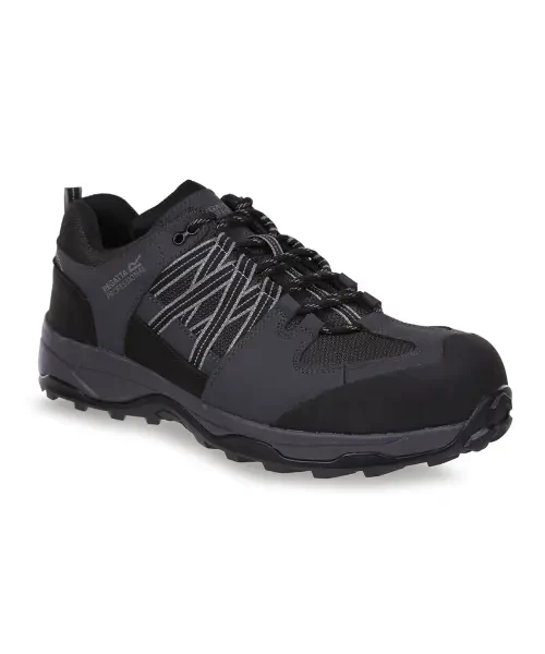 Regatta Claystone S3 Safety Trainers Black/Briar