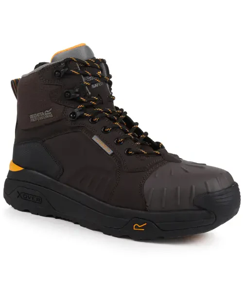 Regatta Exofort S3 X-Over Waterproof Insulated Safety Hikers Chestnut/Black