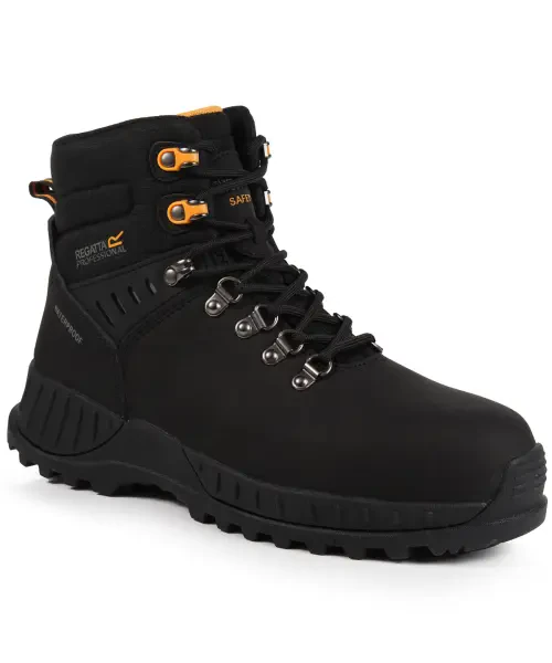 Regatta Grindstone S3 Waterproof Safety Boots Black