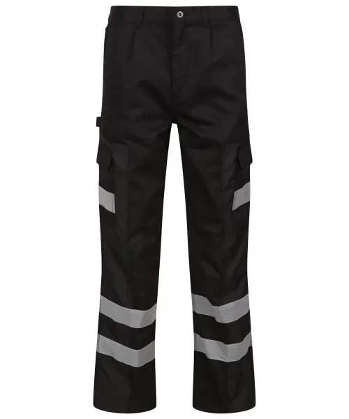 Regatta Pro Ballistic Workwear Cargo Trousers Black