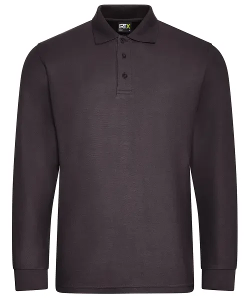 ProRTX Pro Long Sleeve Polo Charcoal