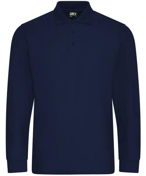 ProRTX Pro Long Sleeve Polo Navy