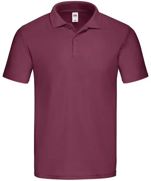 Fruit of the Loom Original Polo Burgundy