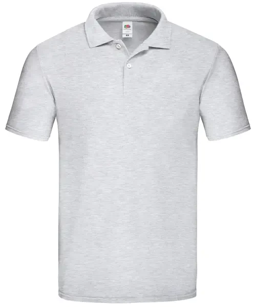 Fruit of the Loom Original Polo Heather Grey