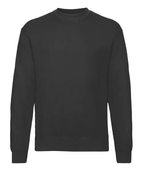 Fruit of the Loom Classic 80/20 Set-in Sweatshirt Black