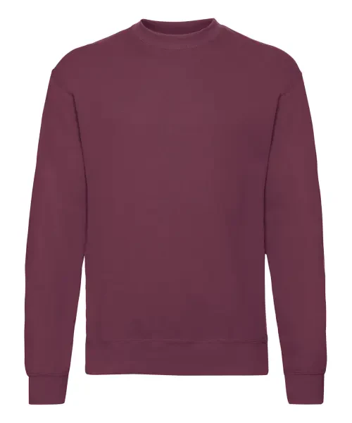 Fruit of the Loom Classic 80/20 Set-in Sweatshirt Burgundy