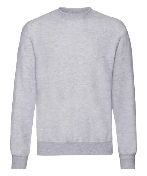 Fruit of the Loom Classic 80/20 Set-in Sweatshirt Heather Grey