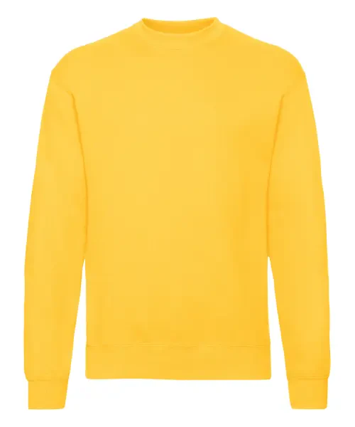 Fruit of the Loom Classic 80/20 Set-in Sweatshirt Sunflower