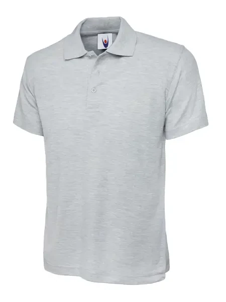 Uneek Olympic Poloshirt Heather Grey