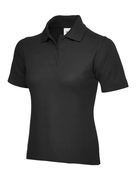 Uneek Ladies Classic Poloshirt Black