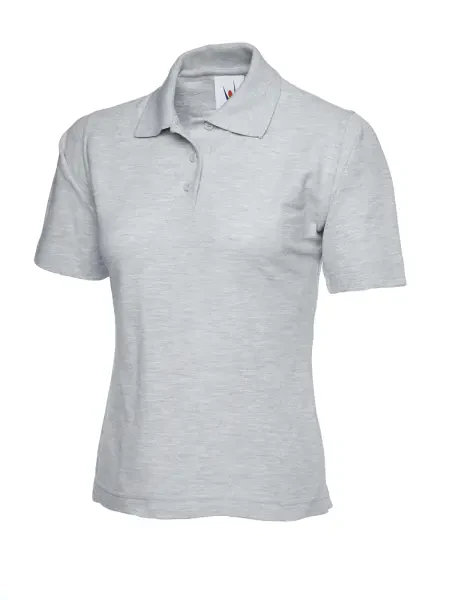 Uneek Ladies Classic Poloshirt Heather Grey