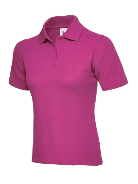 Uneek Ladies Classic Poloshirt Hot Pink