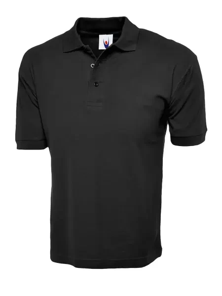 Uneek Classic Cotton Poloshirt Black