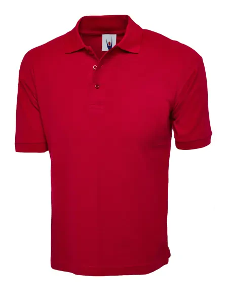 Uneek Classic Cotton Poloshirt Red