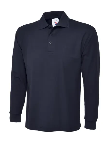 Uneek Longsleeve Classic Poloshirt Navy