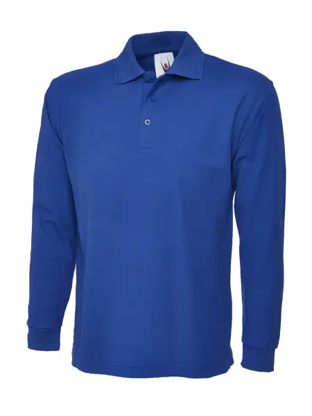 Uneek Longsleeve Classic Poloshirt Royal