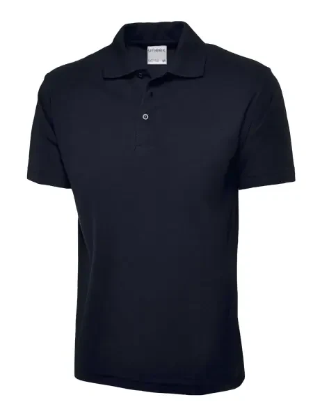 Uneek Mens Active Cotton Poloshirt Navy