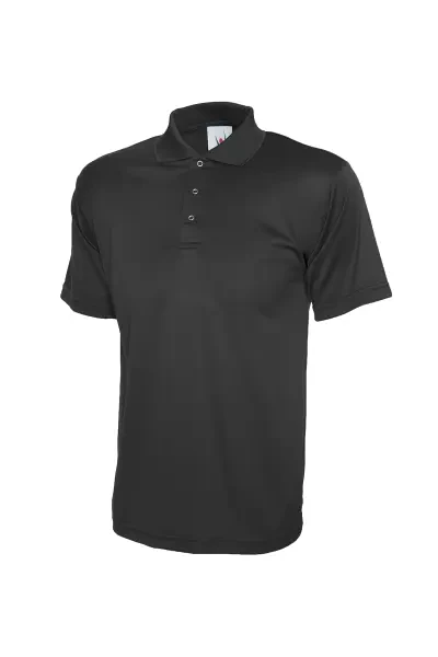 Uneek Processable Poloshirt Black