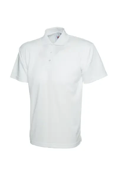 Uneek Processable Poloshirt White