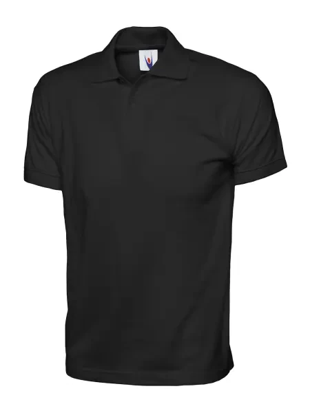 Uneek Jersey Poloshirt Black