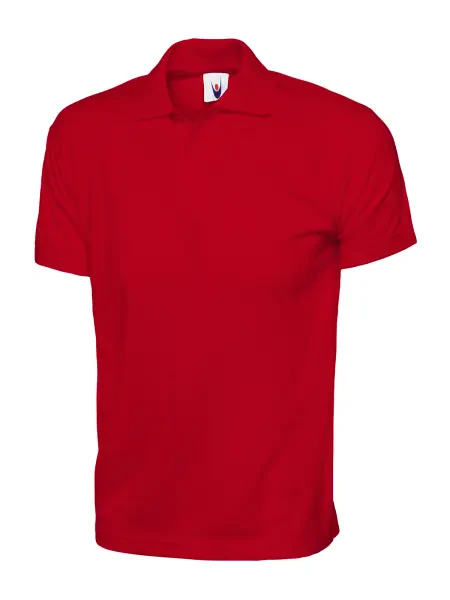 Uneek Jersey Poloshirt Red