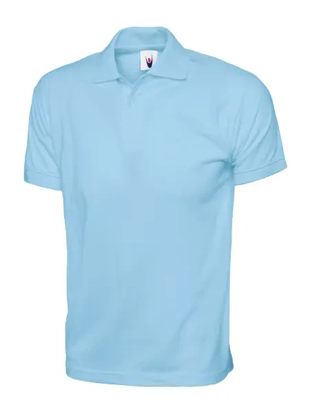 Uneek Jersey Poloshirt Sky