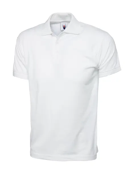 Uneek Jersey Poloshirt White