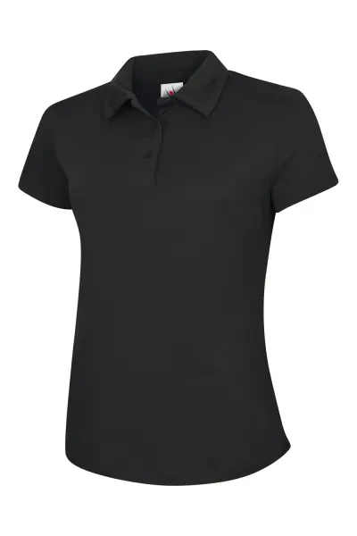 Uneek Ladies Ultra Cool Poloshirt Black