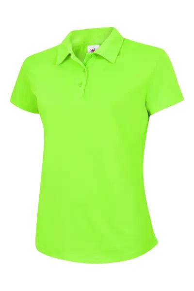 Uneek Ladies Ultra Cool Poloshirt Electric Green