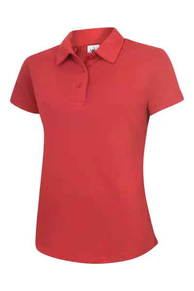 Uneek Ladies Ultra Cool Poloshirt Red