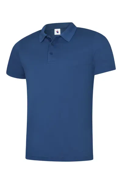 Uneek Mens Ultra Cool Workwear Poloshirt Royal