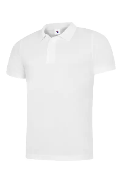 Uneek Mens Ultra Cool Workwear Poloshirt White