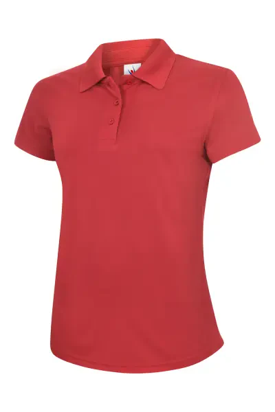 Uneek Ladies Ultra Cool Workwear Poloshirt Red