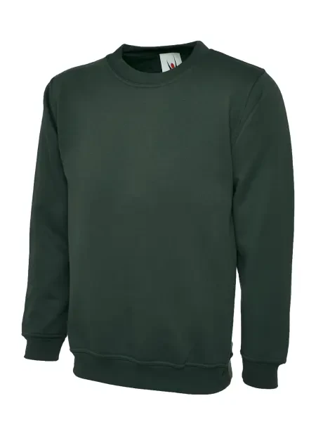 Uneek Classic Sweatshirt Bottle Green