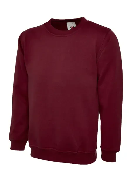 Uneek Classic Sweatshirt Maroon