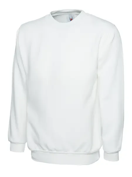 Uneek Classic Sweatshirt White