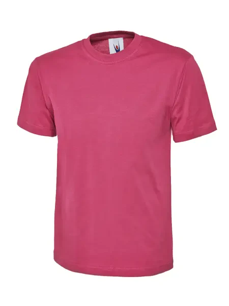 Uneek Classic T-shirt Hot Pink