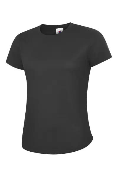 Uneek Ladies Ultra Cool T Shirt Black