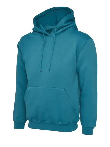 Uneek Classic Hooded Sweatshirt Jade