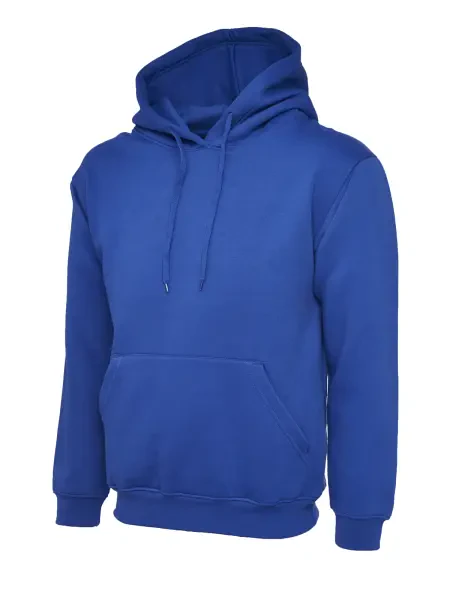 Uneek Classic Hooded Sweatshirt Royal